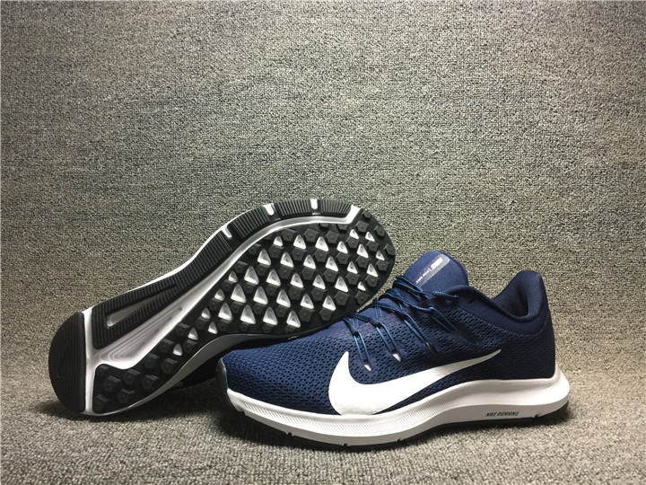 Nike Quest II Sea Blue Black White Running Shoes - Click Image to Close